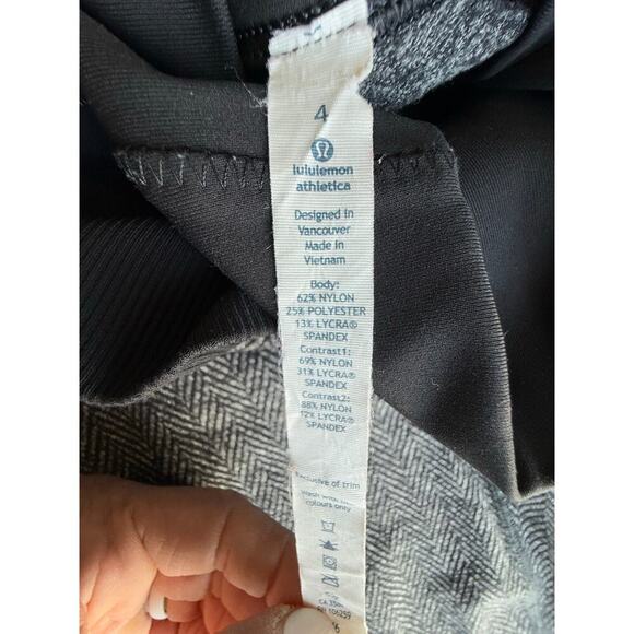 Lululemon Straight Up Double Waist Band Pants Womens Size 4 Heathered Gray - Picture 12 of 12